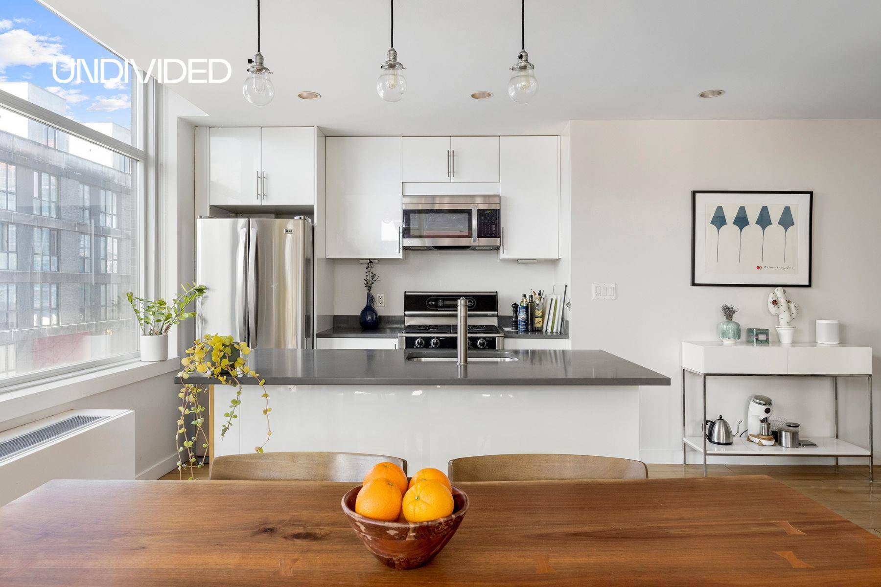 Welcome to 1 Powers Street, Unit 306, a beautifully designed corner two bedroom, two bathroom residence in the heart of Williamsburg.