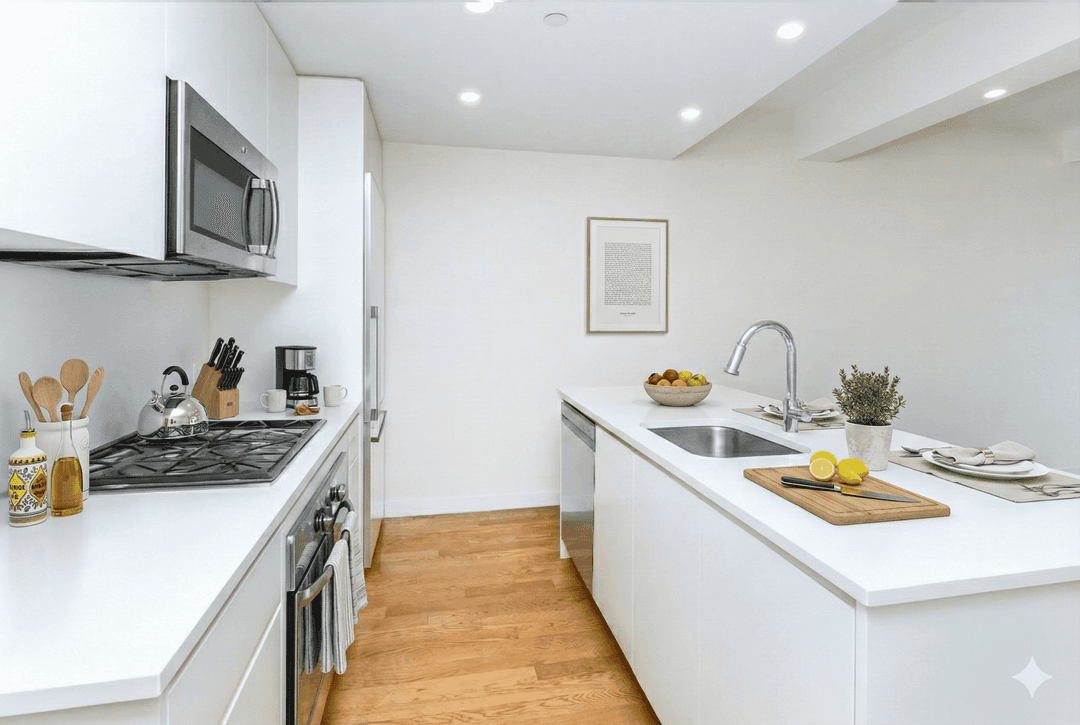 Welcome to your sun filled 1, 080 sq.