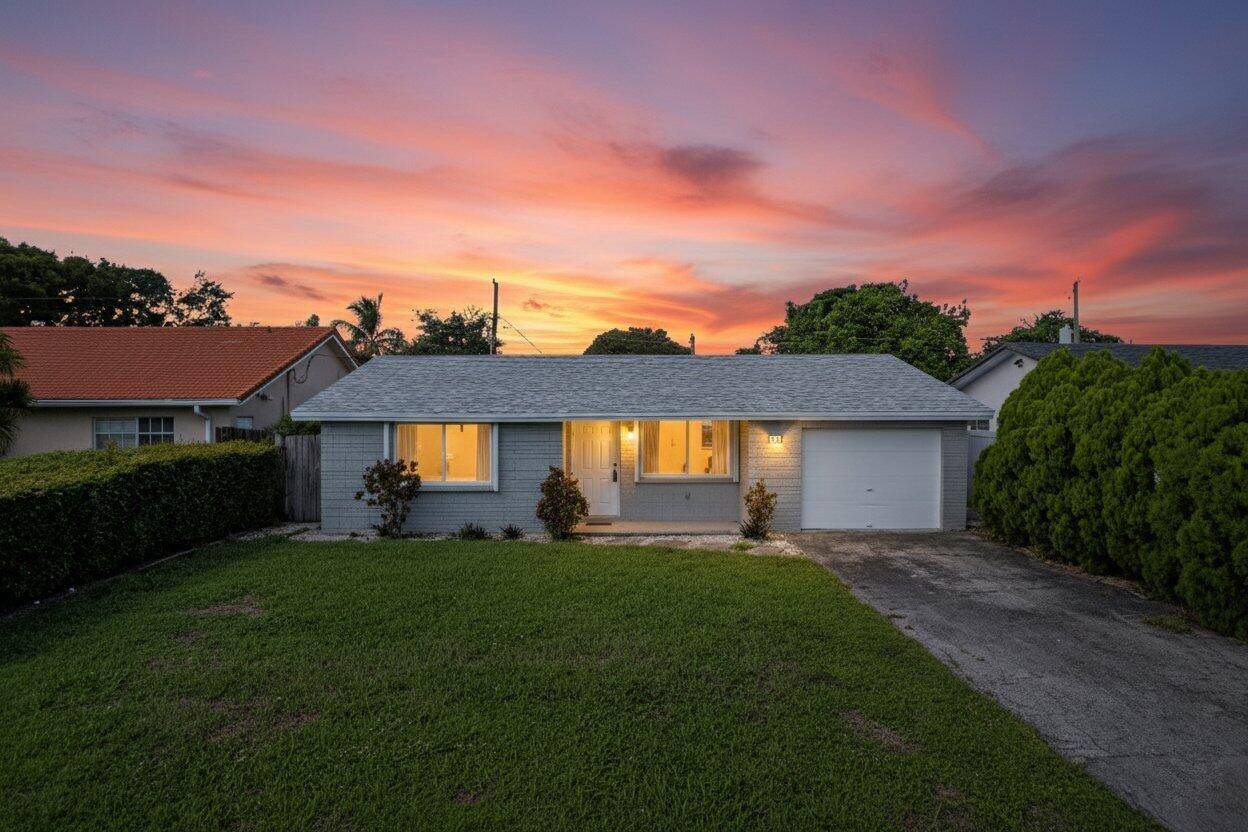 ABSOLUTELY GORGEOUS SINGLE FAMILY HOME PRIME POMPANO BEACH LOCATION NEW 2025 ROOF NO HOA FEES Bright Open Floor Plan One Story, No Steps Freshly Painted Interior Exterior 2025 LED Lighting ...