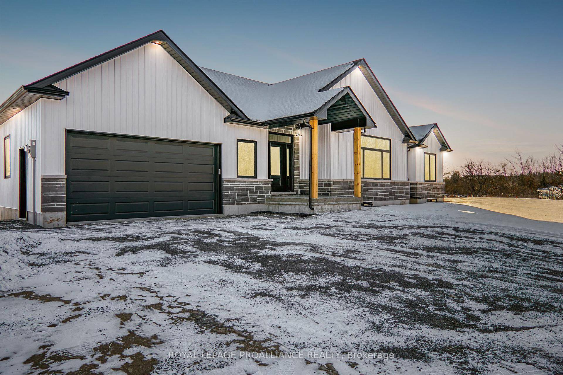 Stunning Custom Country Bungalow to be built on picturesque 2acre lot, 17min South of Napanee east of 4312 County Rd 8.