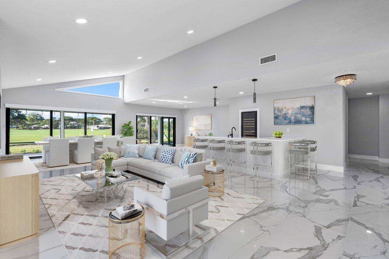 Welcome to your contemporary retreat in The Woods at Hunters Run Country Club.
