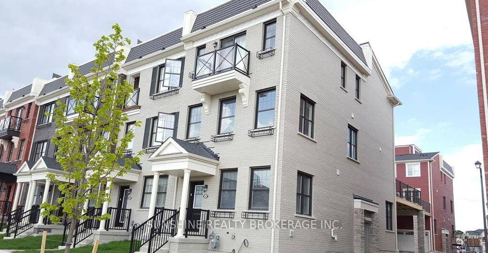 Bright, Sun filled End Unit Townhouse, Large Open Concept Kitchen With Walk Out To Over Sized Balcony.