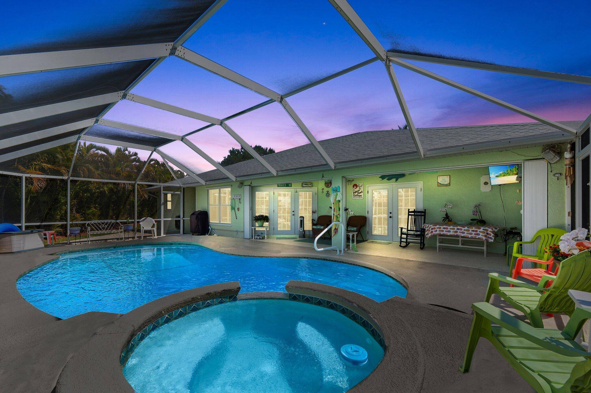 Welcome to this stunning one owner custom built home in the desirable Queens Cove on Hutchinson Island.