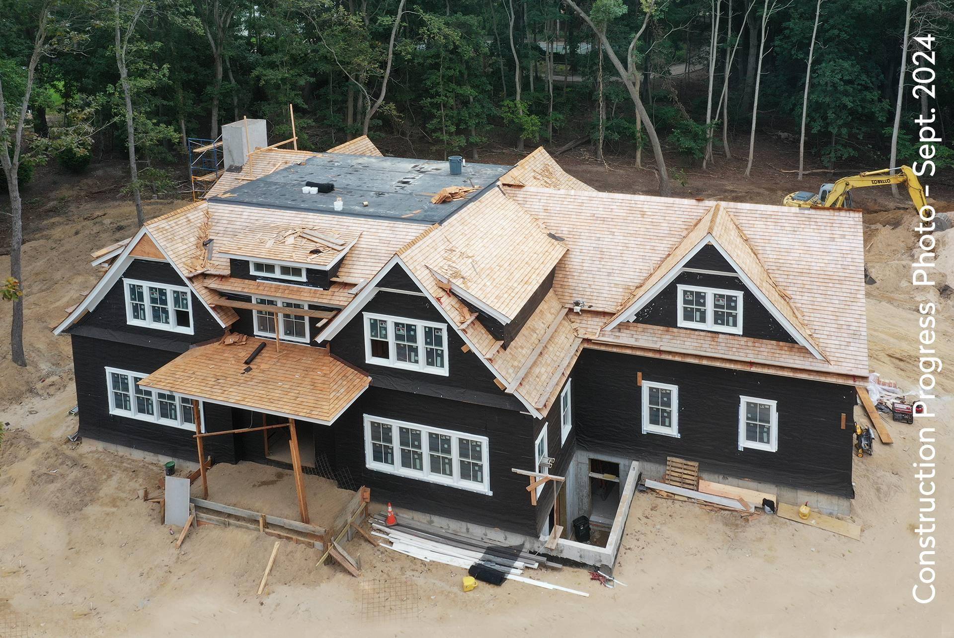 Stunning new construction situated on a 1.