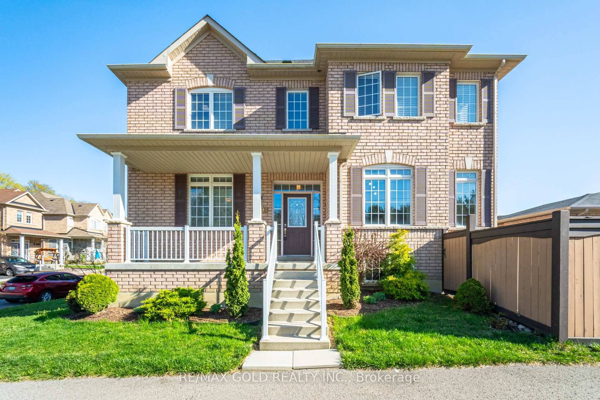 Stunning End Unit Freehold Townhouse On A Premium Corner Lot In Desirable Duffin Heights !