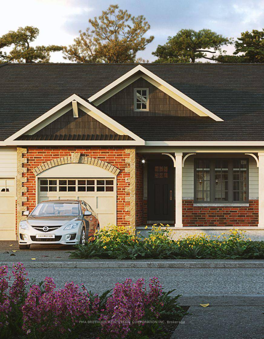 This gorgeous to be built, pre construction 2 bedroom 2 bathroom bungalow townhome from Park View Homes is to be built in the beautiful historic village of Merrickville.