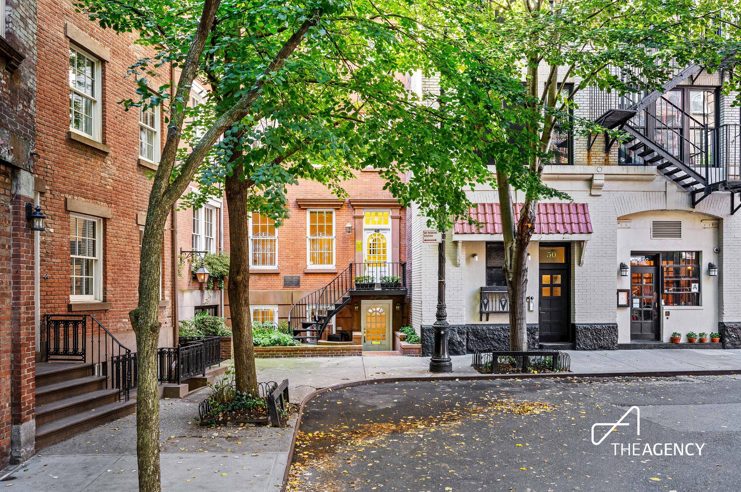 The stunning 5 story townhome at 48 Commerce St.