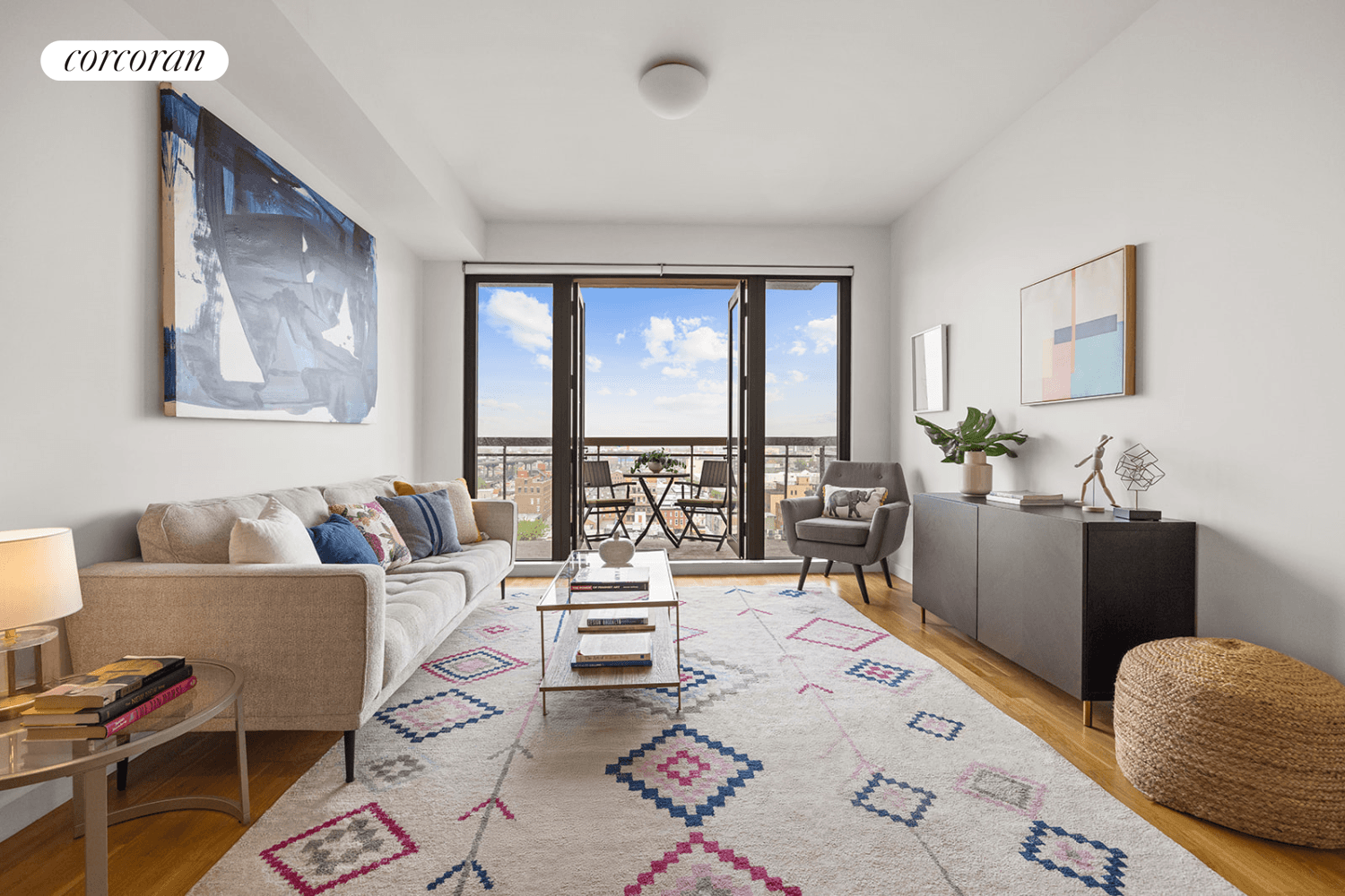 Welcome home to 500 4th Street, Apt 10i, a lovely two bed, two bath Condo with incredible skyline views of Manhattan and Brooklyn, as well as sweeping views of the ...