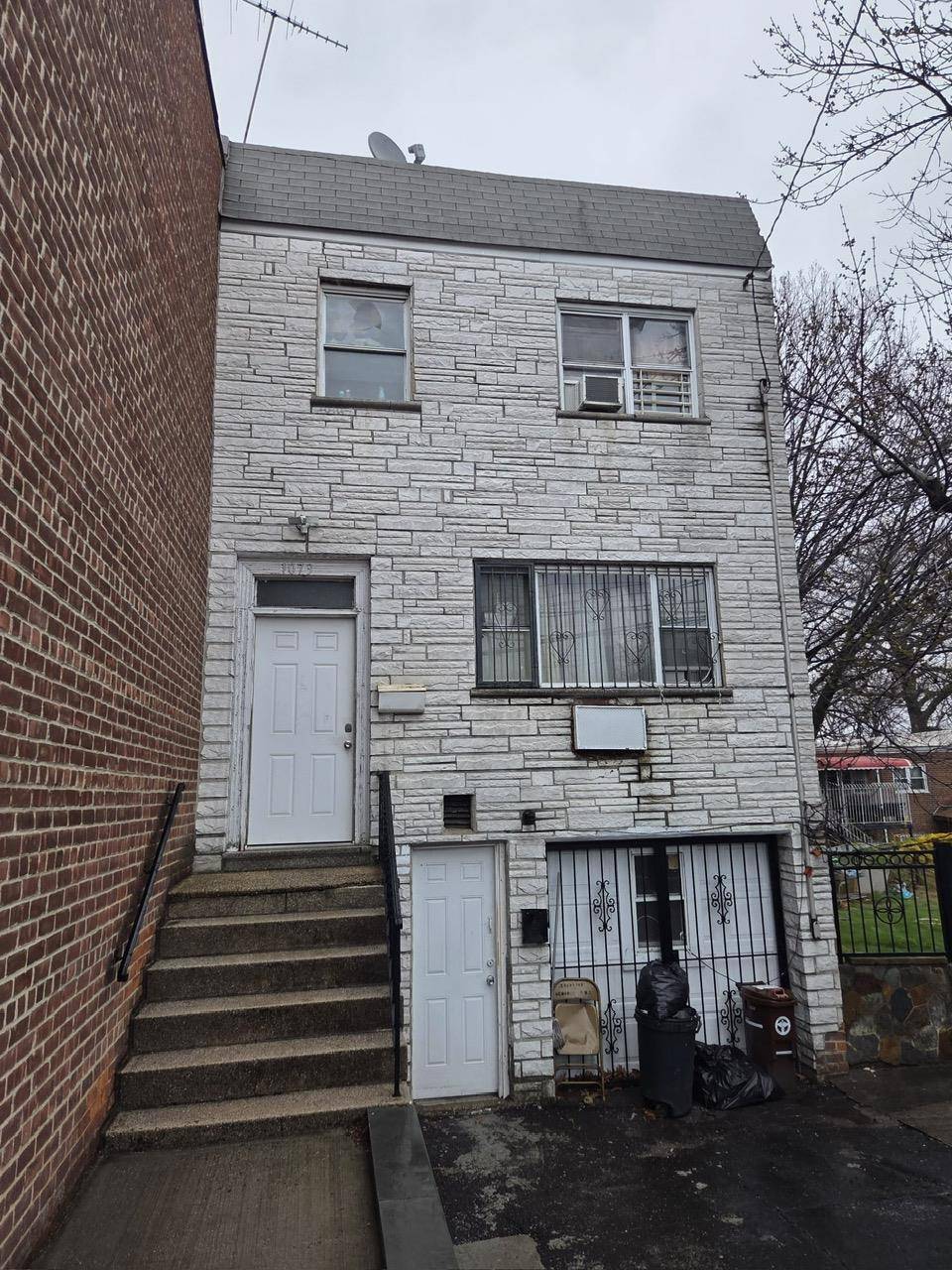 This two family home in the Bronx.