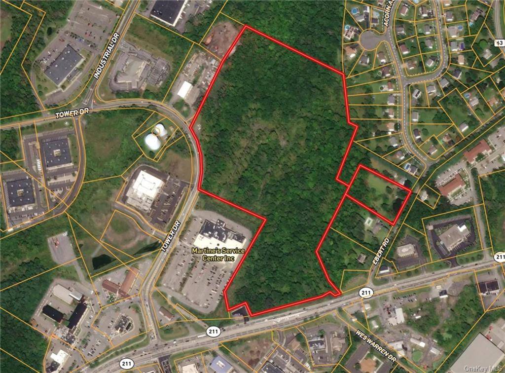 600 feet of frontage on Route 211 across from the entrance to the Galleria.
