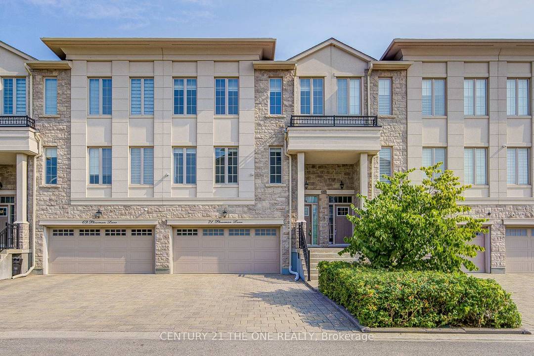 Welcome to this modern luxury townhome, featuring a rare double car garage and backing onto a tranquil ravine, offering the perfect blend of privacy and connection to nature in the ...