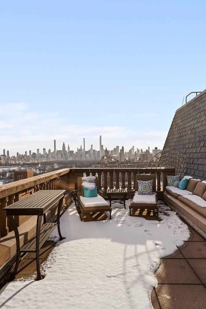 At the crown of 455 Central Park West, this truly exceptional duplex penthouse is making its first ever market debut.
