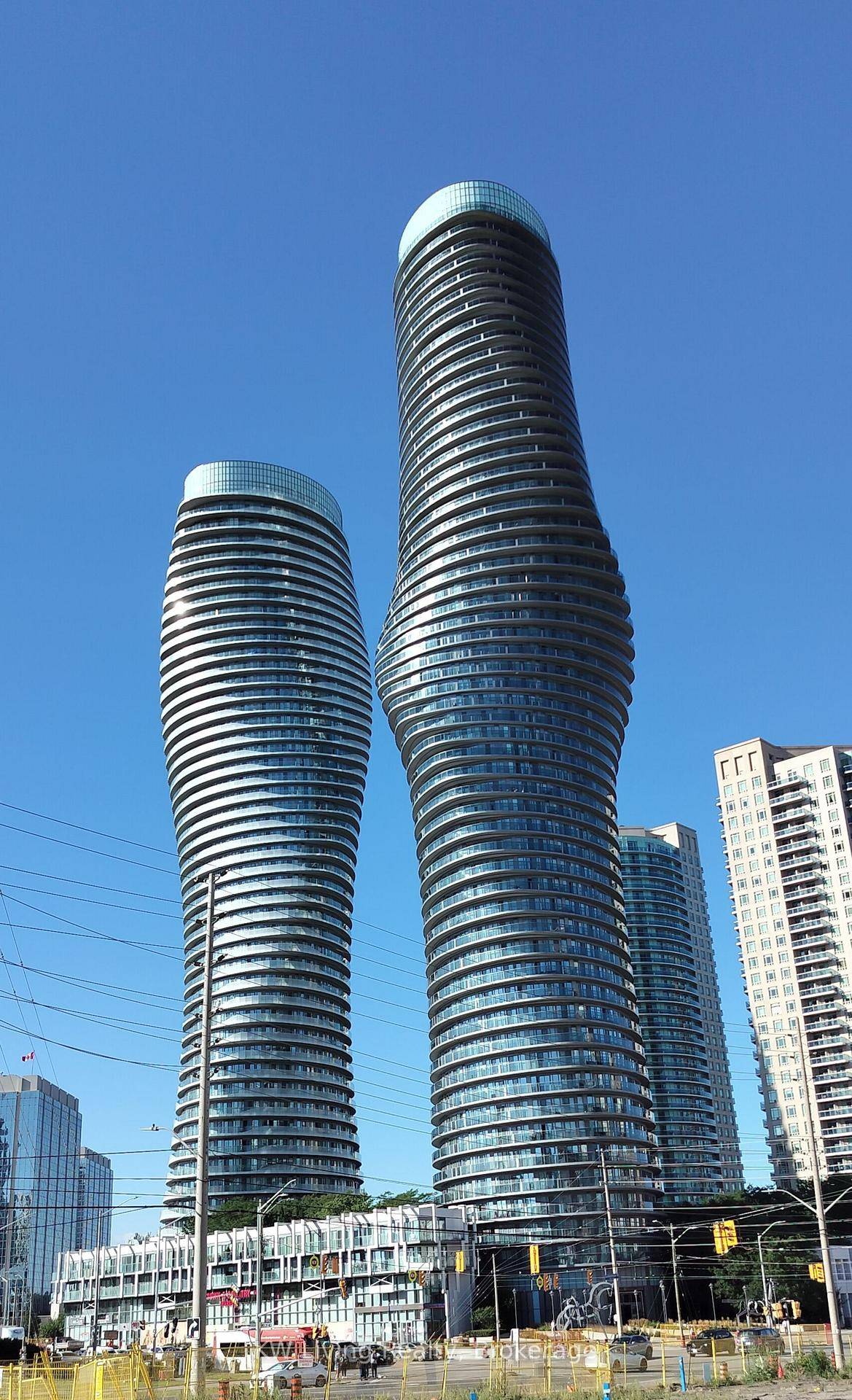 The iconic building Marilyn Monroe Landmark Tower in the heart of Mississauga City Centre with close proximity to Square One shopping mall, Celebration Square, Central Library, City Hall, Living Arts ...