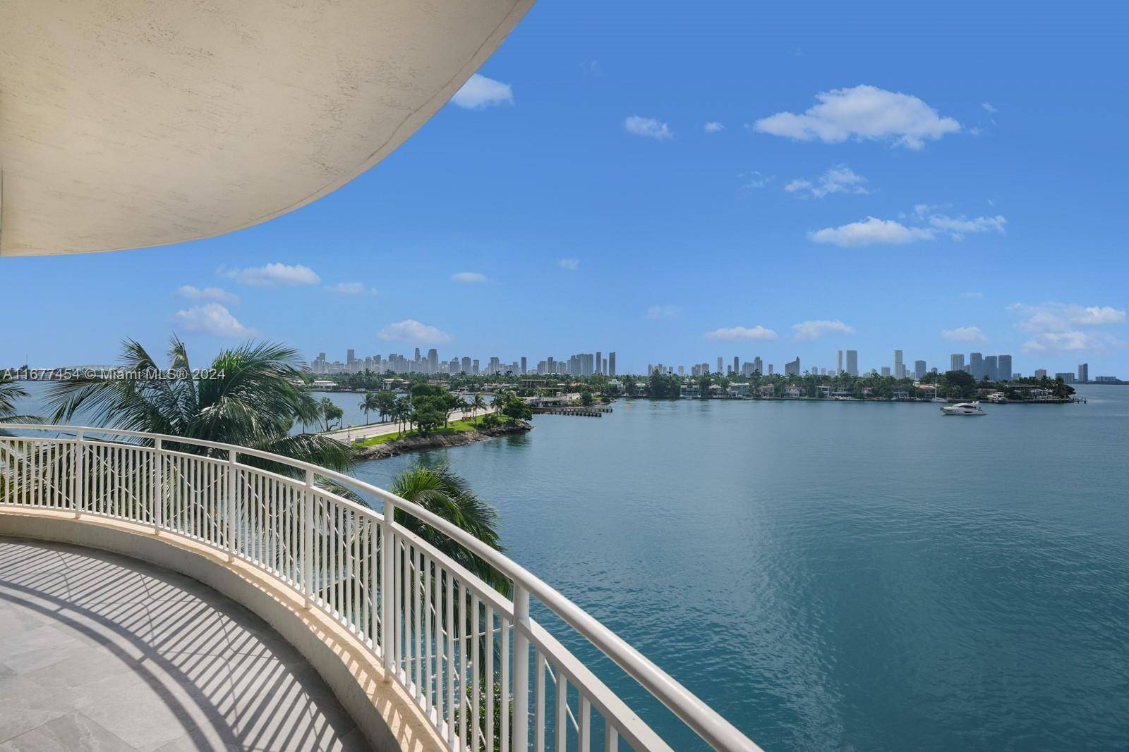 A one of a kind, 3, 400 square foot residence with sweeping water views of the Miami skyline, with expansive aqua vistas encompassing the prestigious Venetian Islands and Downtown.