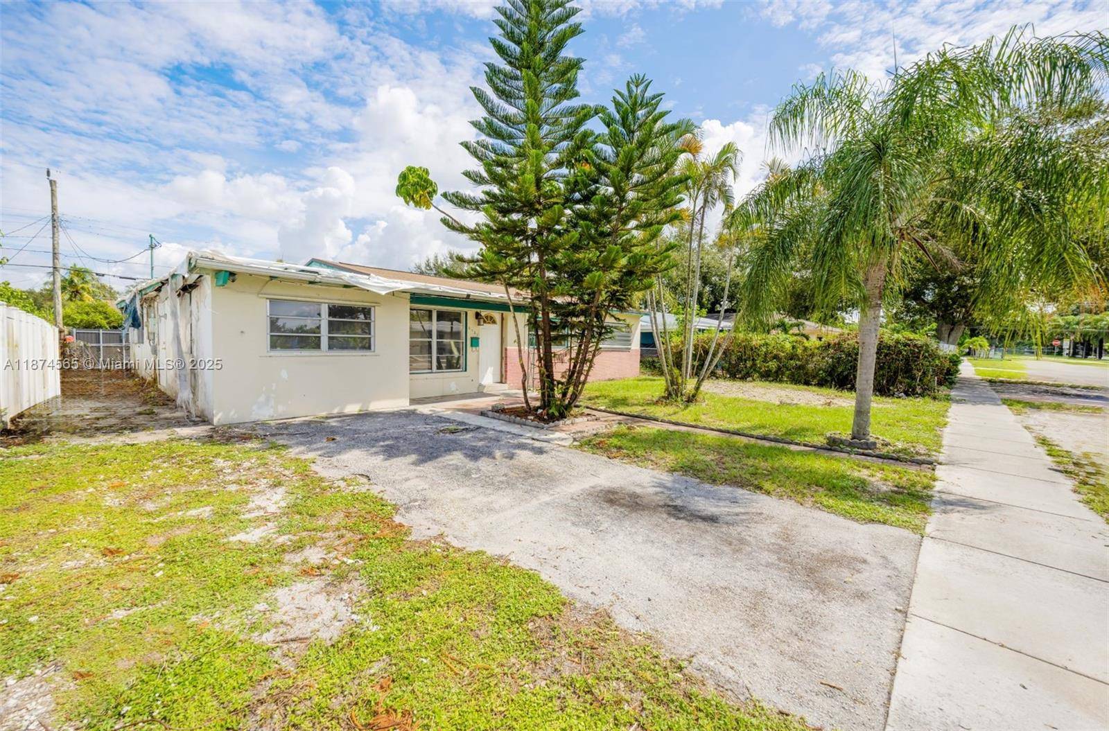 Opportunity to renovate this 4 bed 2 bath single family home with pool, offering 1, 496 sq ft of living space on a 6, 363 sq ft lot.