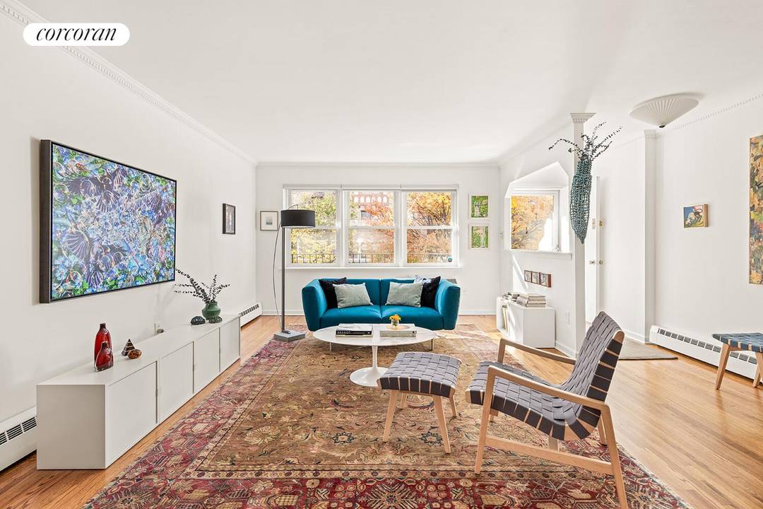 Welcome to 123 Bay Ridge Parkway, Apt 2, a spacious, sun filled 2Bed 1.