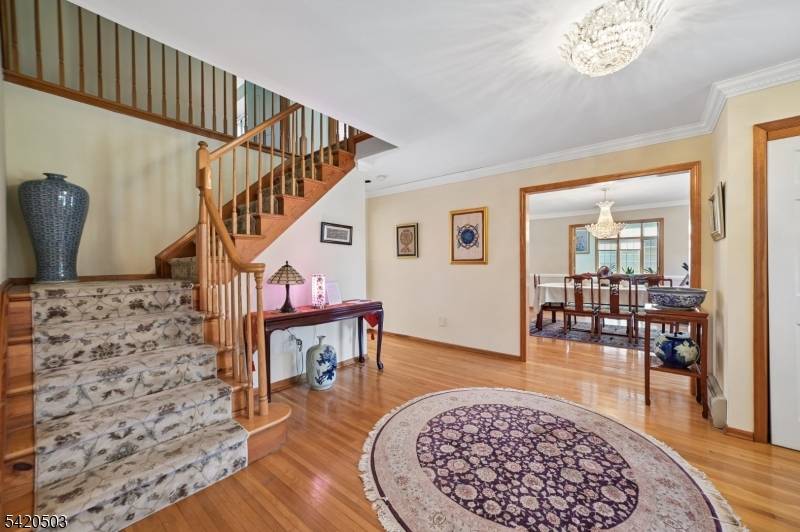 Beautiful colonial nestled in the highly sought after Skyview estate section of Parsippany Township, offering space, comfort and exceptional design.
