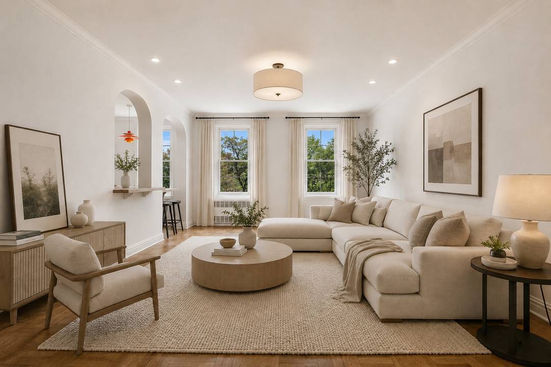 Unit 3T at 360 Clinton Avenue is a completely reimagined two bedroom, two bathroom residence in one of Clinton Hill's most coveted pre war co ops where a gut renovation ...