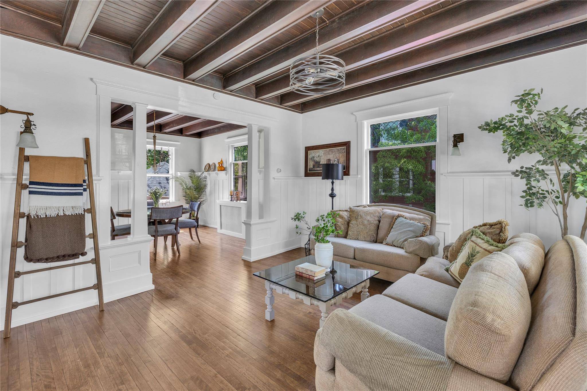Nestled in the heart of Huntington Village, this 1914 Victorian home exudes timeless charm.