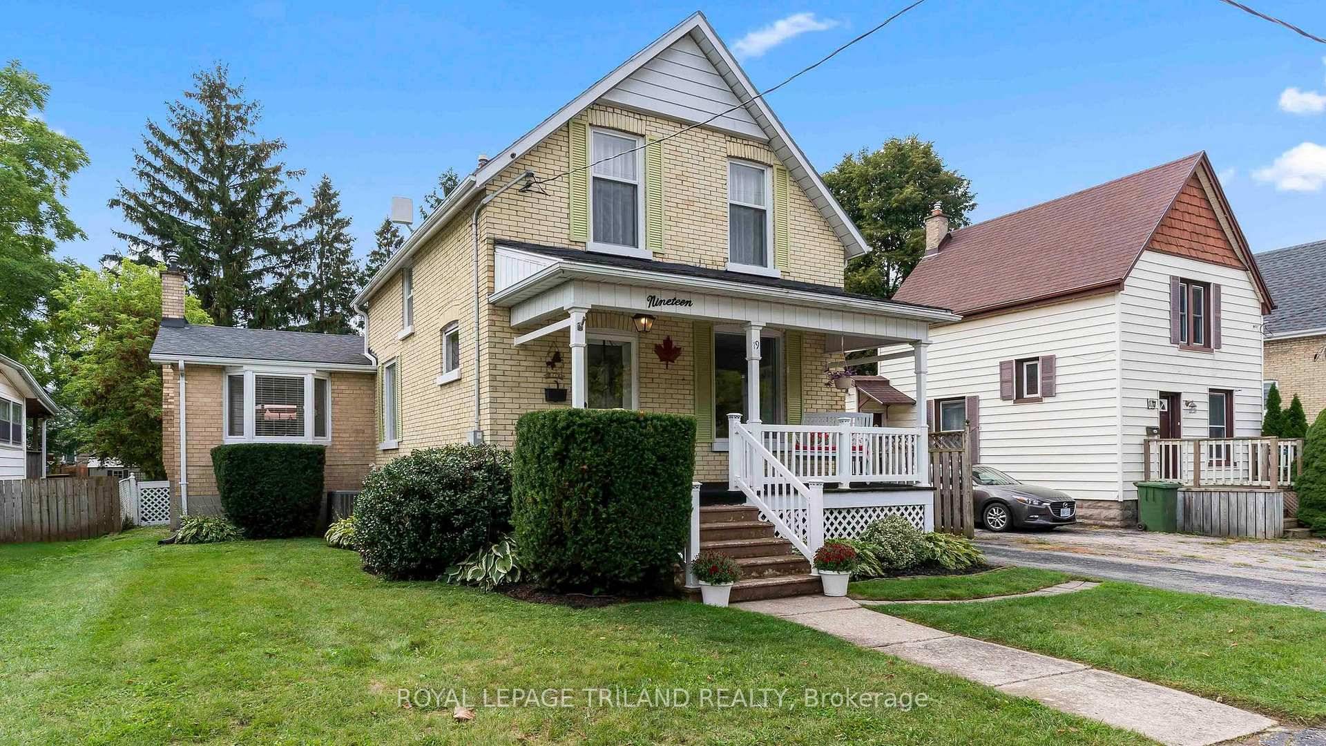 Charming brick century home located on a quiet dead end street, filled with character and modern updates.
