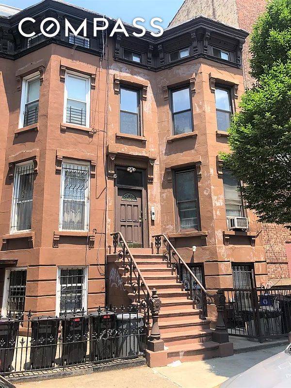 4 story brownstone w approved plans for two fam.