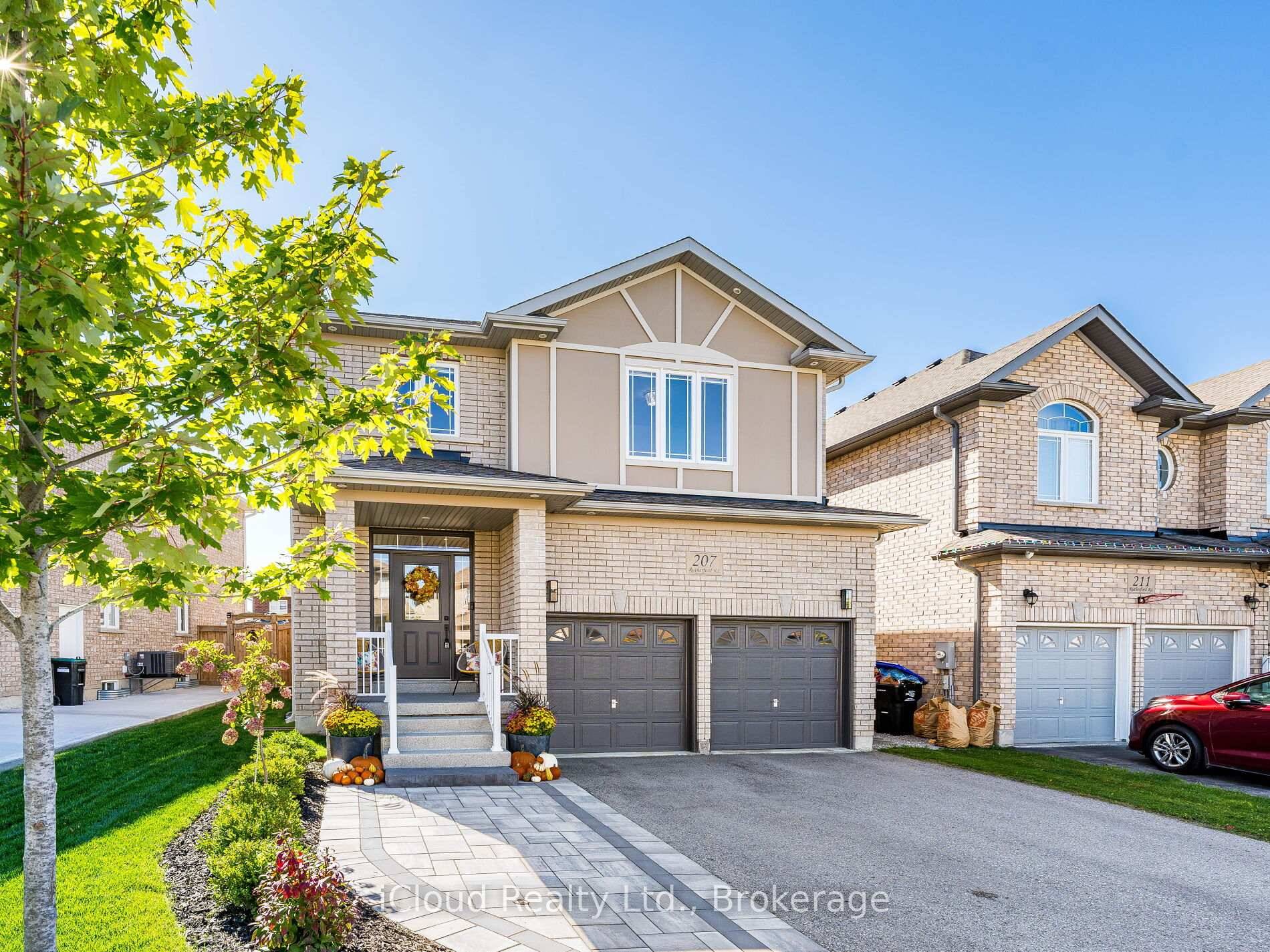 Welcome to this beautifully redesigned 4 bedroom, 3 bathroom double car garage home in the sought after Bradford Community !