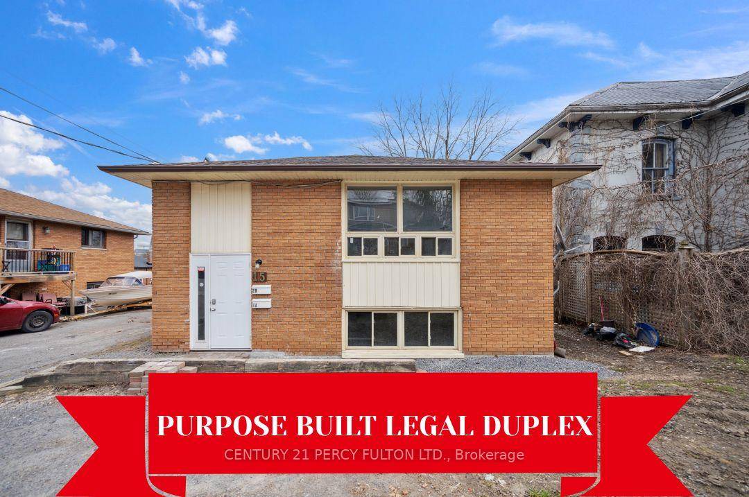 WELCOME TO 15 ISABEL ST. A PURPOSE BUILT LEGAL DUPLEX WITH SEPARATE ENTRANCES amp ; SEPARATE METERS.