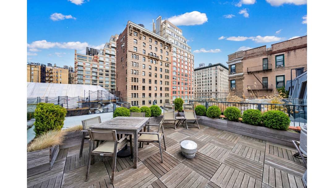 1 bed 1 bath with a PRIVATE 500 sq foot roof deck terrace nestled in a landmarked 19th century townhouse.