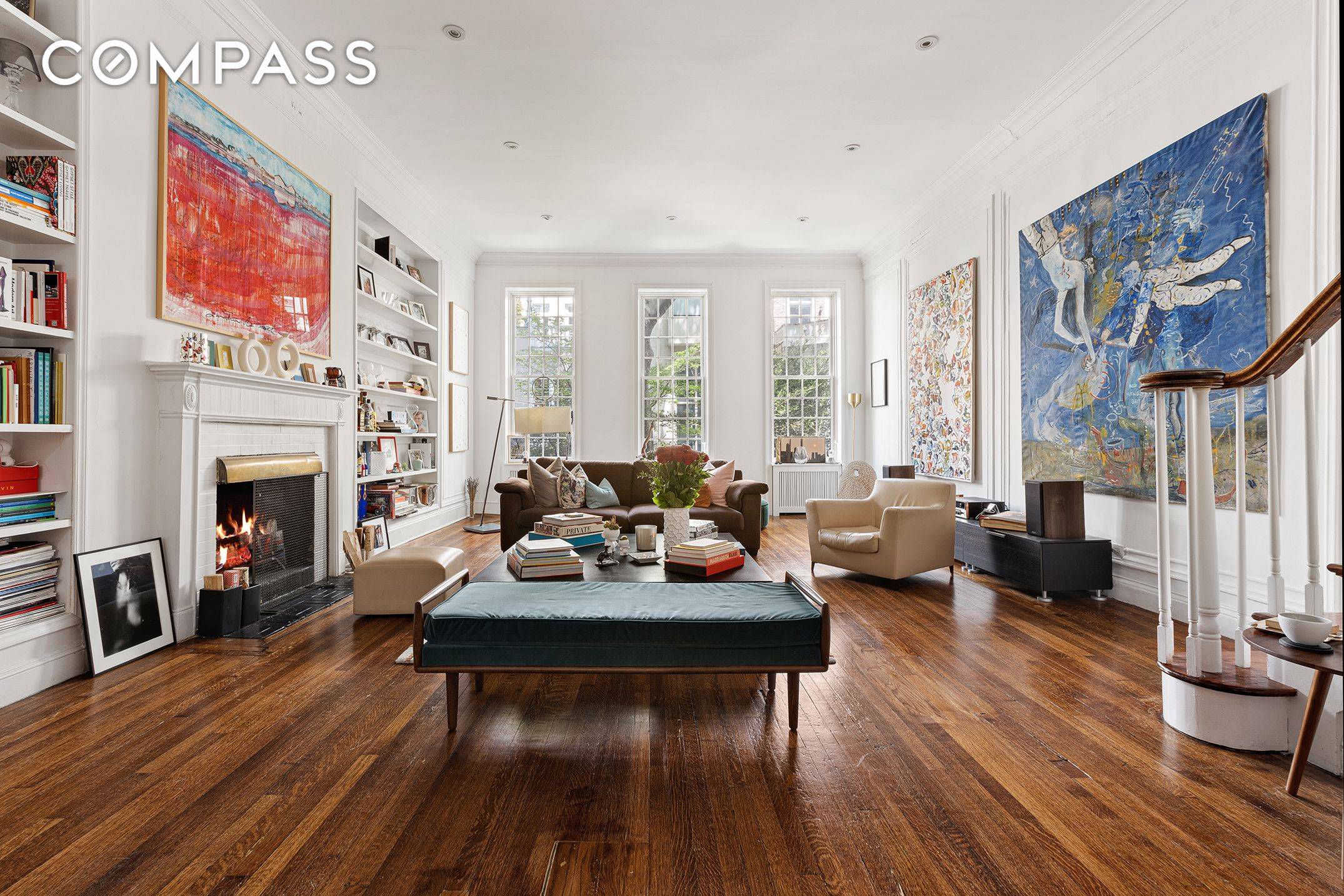 Unique duplex apartment in a charming 20 wide townhouse on East 63rd Street between Lexington and Third Avenues.