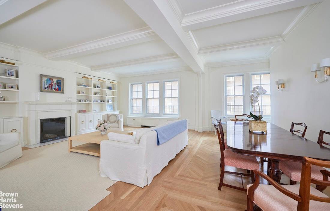 PRISTINE PERFECTION This immaculately renovated 9 room corner apartment is flooded with South and East light.