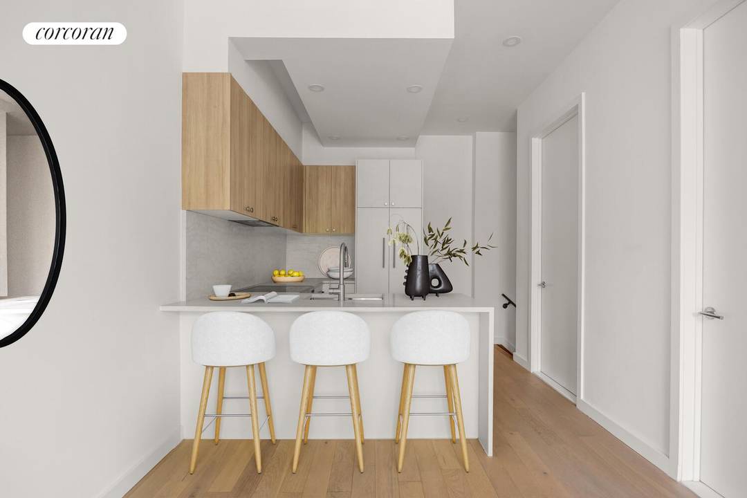 At 48 Stanhope Street, Residence 1F is a thoughtfully designed 1 bedroom, 1.