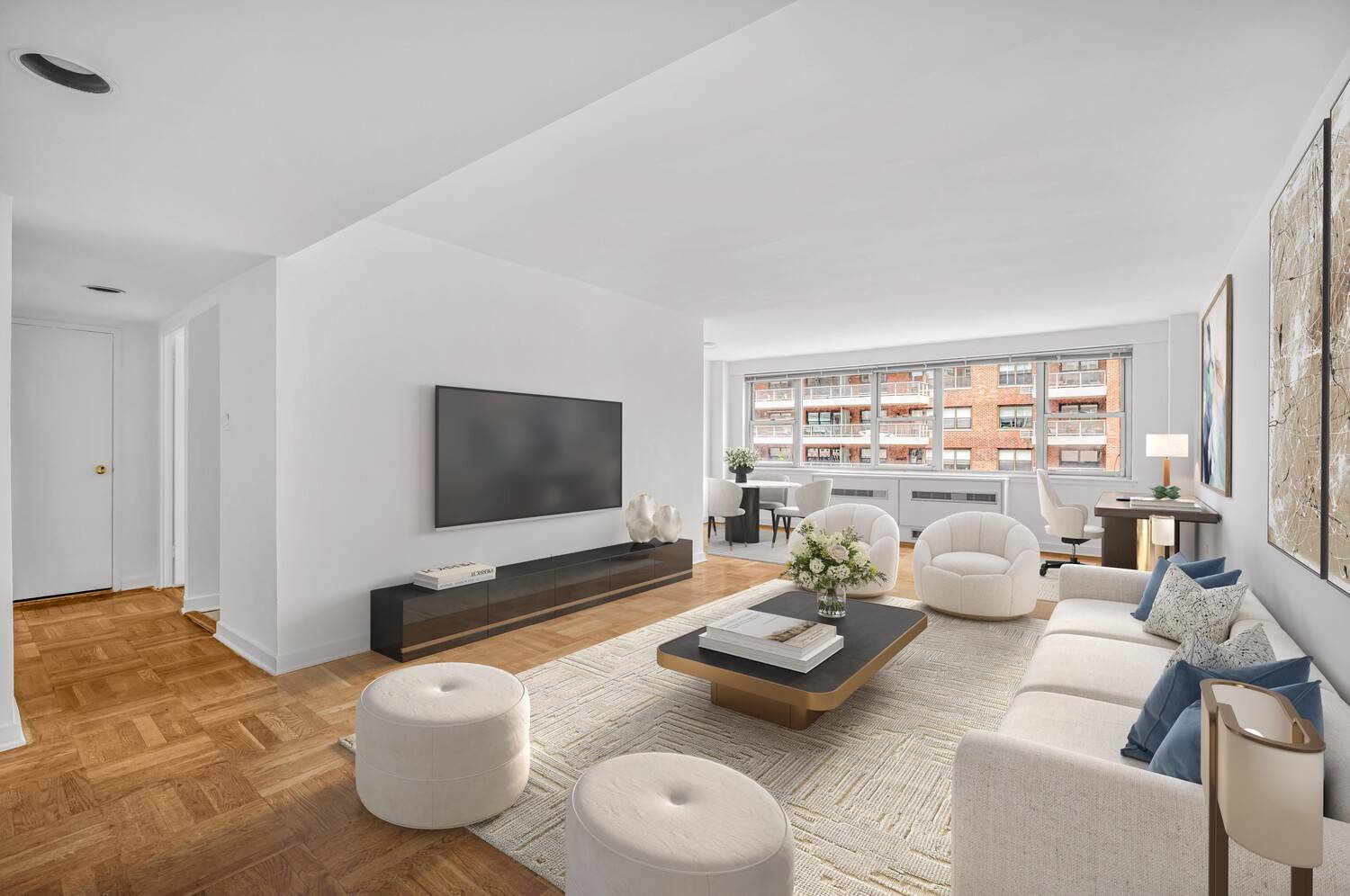 Welcome to Apartment 10T, a generously sized 1 bedroom home with excellent bones, abundant natural light, and incredible potential all in a well maintained, full service co op.