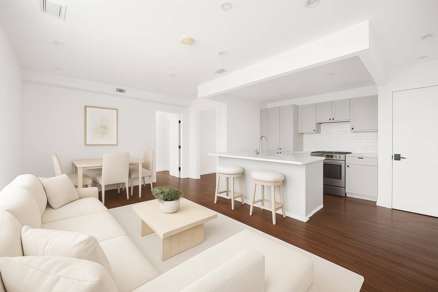 Perched on the top floor of a sleek and timeless boutique condominium elevator building sits this spacious 1 bedroom 1 bathroom penthouse residence.
