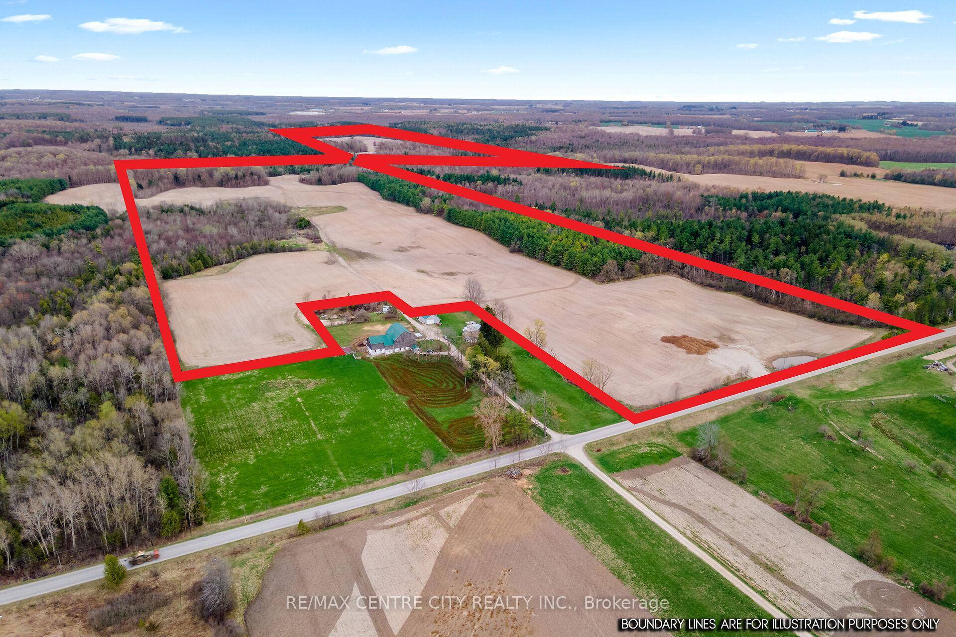 Introducing this 198 acre land parcel in Culross Township, South Bruce.