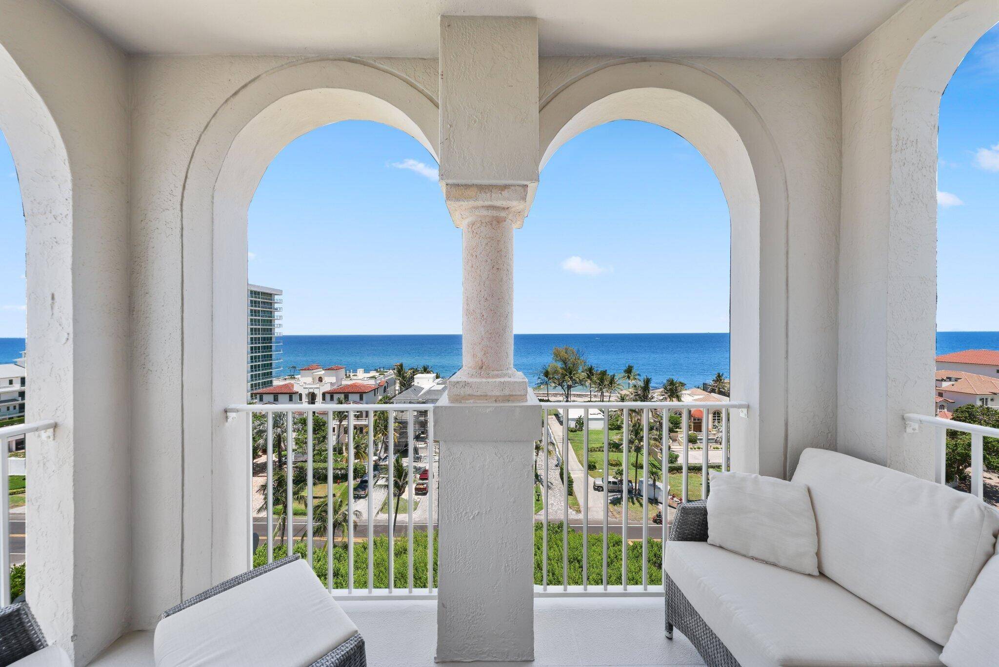 Offering the Crown Jewel 3 Bedroom Penthouse of Highland Beach Club with 9 Foot Ceilings and Ocean to Intracoastal Views !