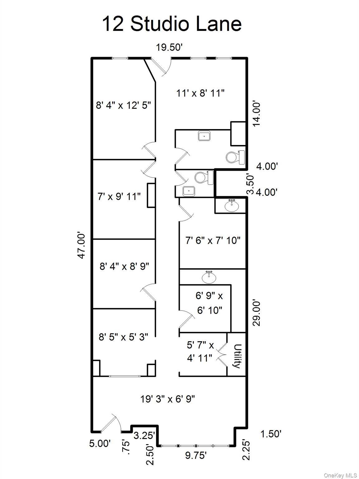 12 Studio Arcade, Bronxville, New York 10708 Offering 1, 000 SF for office space on North Side of Studio Arcade between West Pondfield and the Metro North Train Tracks, just ...