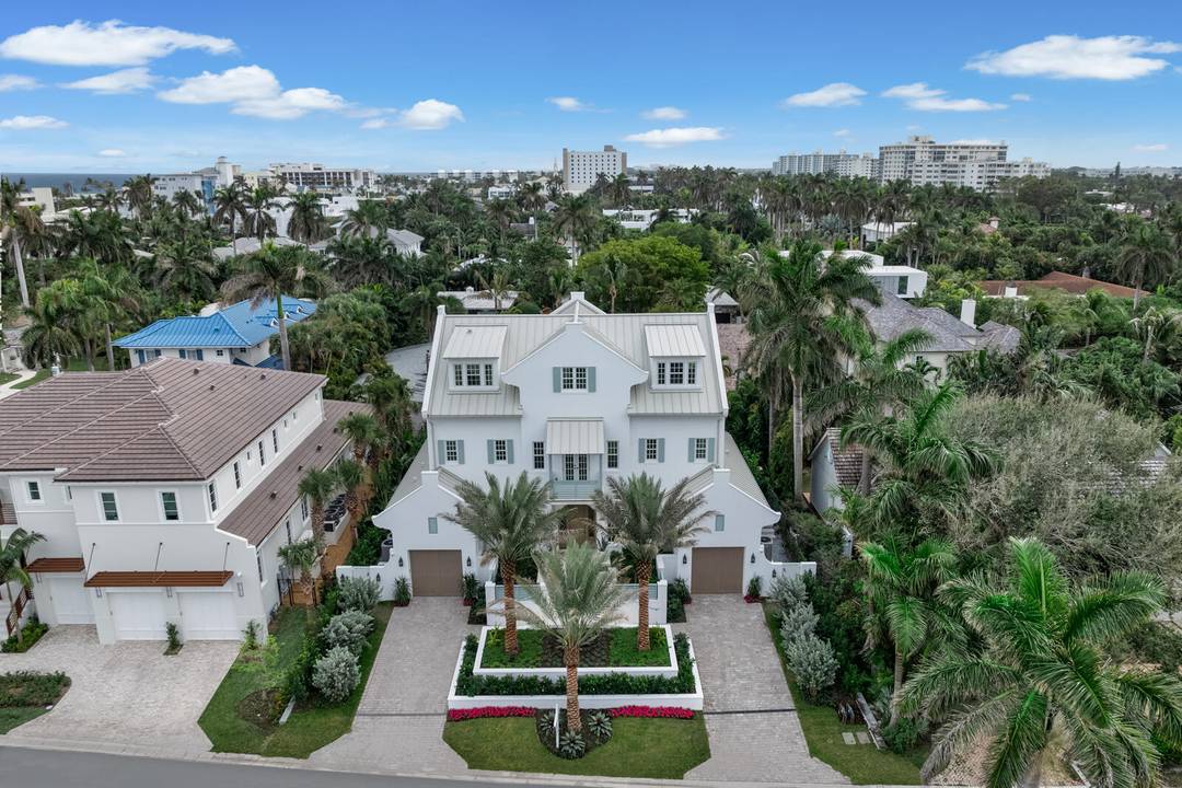 Exceptional opportunity to own a brand new custom masterpiece completed in 2025 by Delray's most revered builder, Lost Craft Builders, as his family's personal residence.