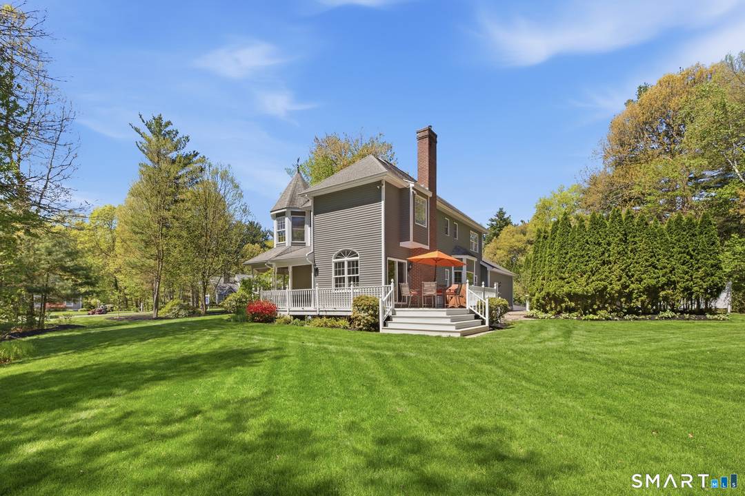 Gorgeous colonial in low traffic neighborhood atrium window entry and a south facing wrap around front porch with a cedar shiplap ceiling sets the tone before you even step inside.
