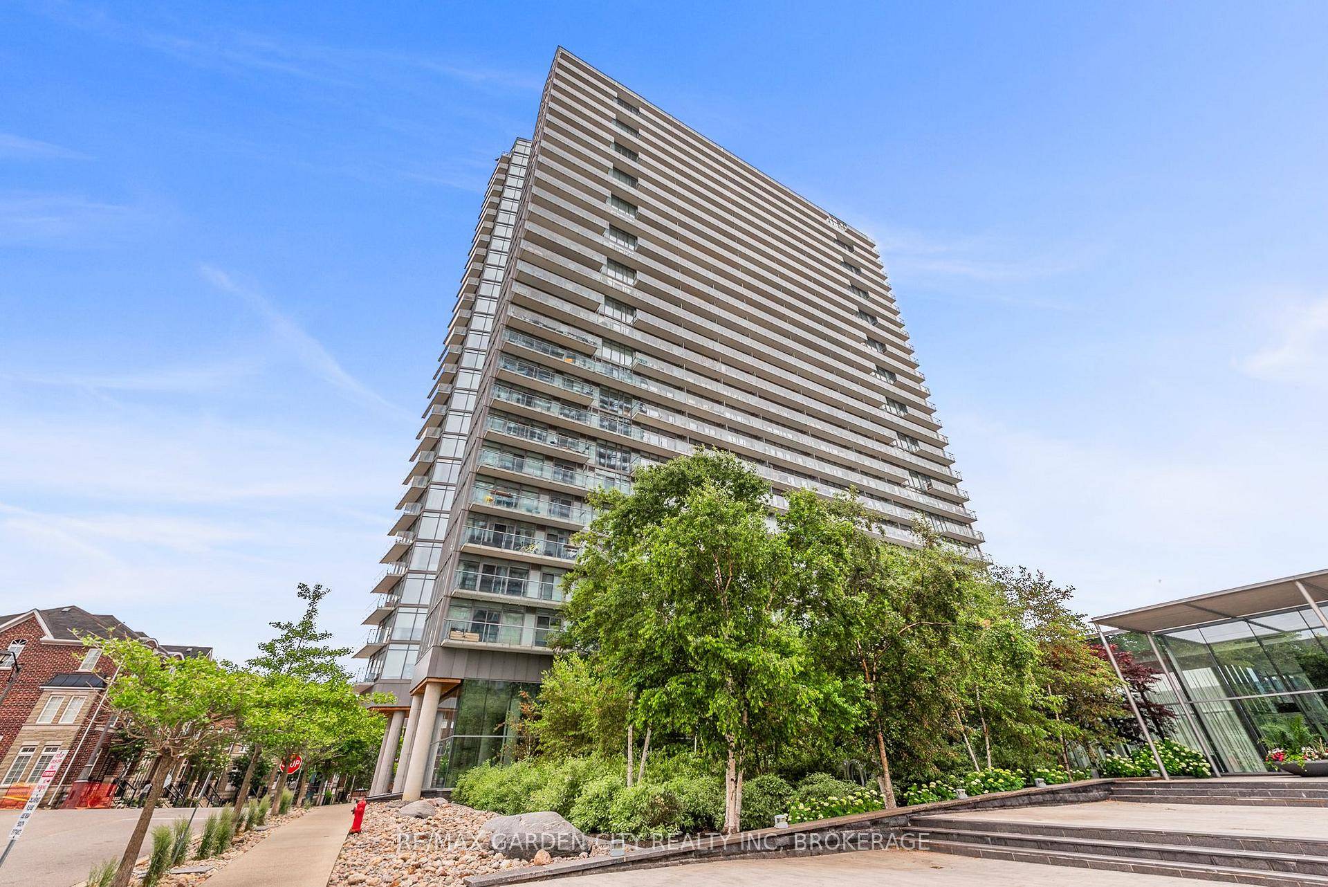 Stunning corner unit at NXT Condos with views of Lake Ontario and overlooking the outdoor and indoor pool facilities.