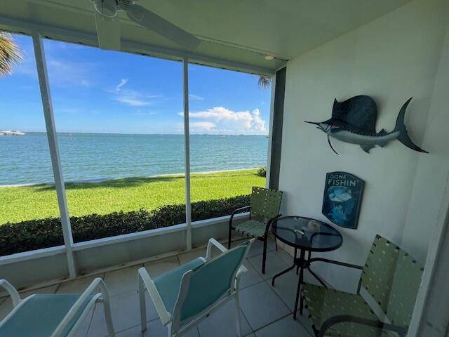 Charming waterfront condo on the water with beautiful views of the river.