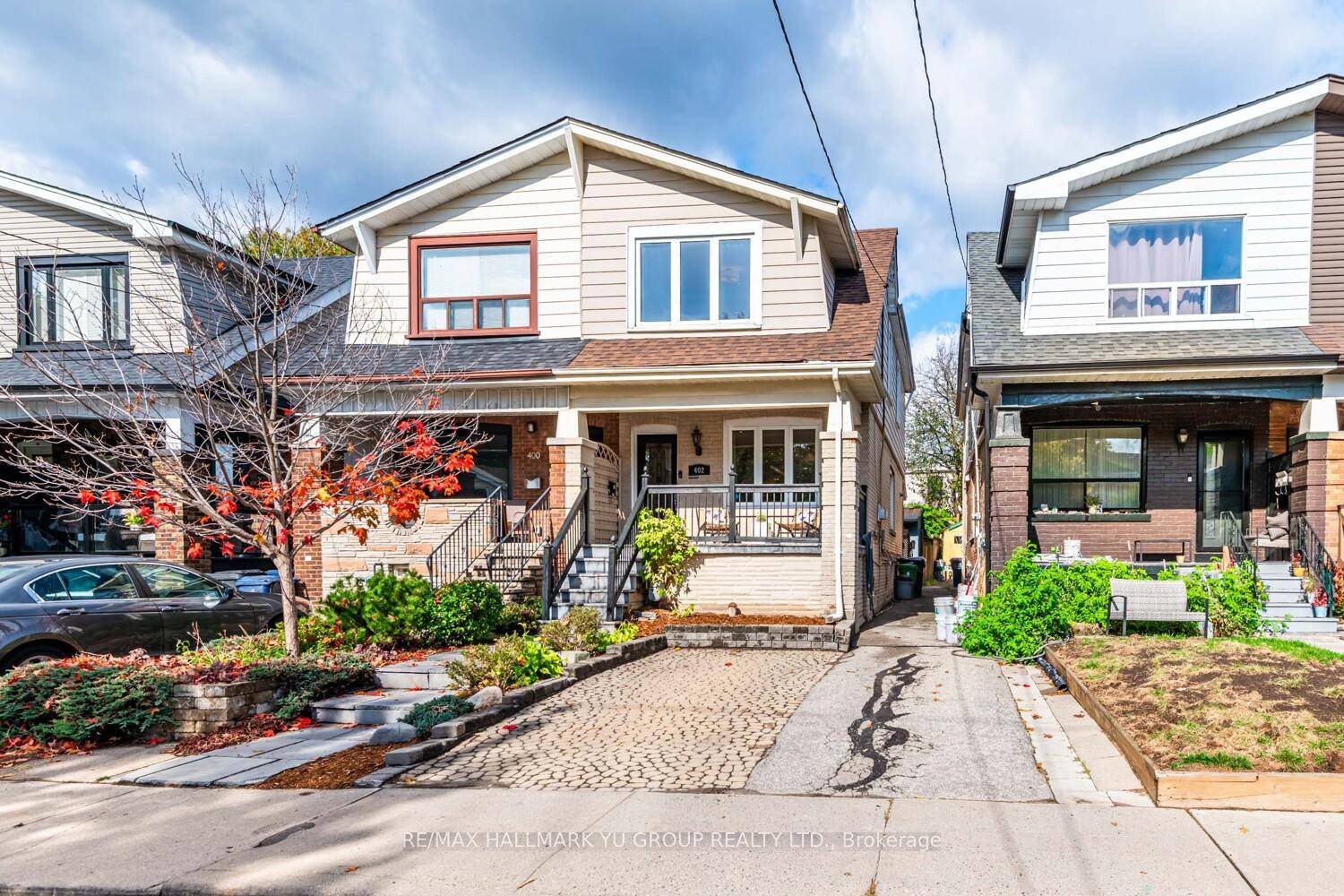 Updated, spacious and rare 4 1 bedroom semi with legal front pad parking just north of the Danforth, with a bright south facing exposure and a main floor that includes ...