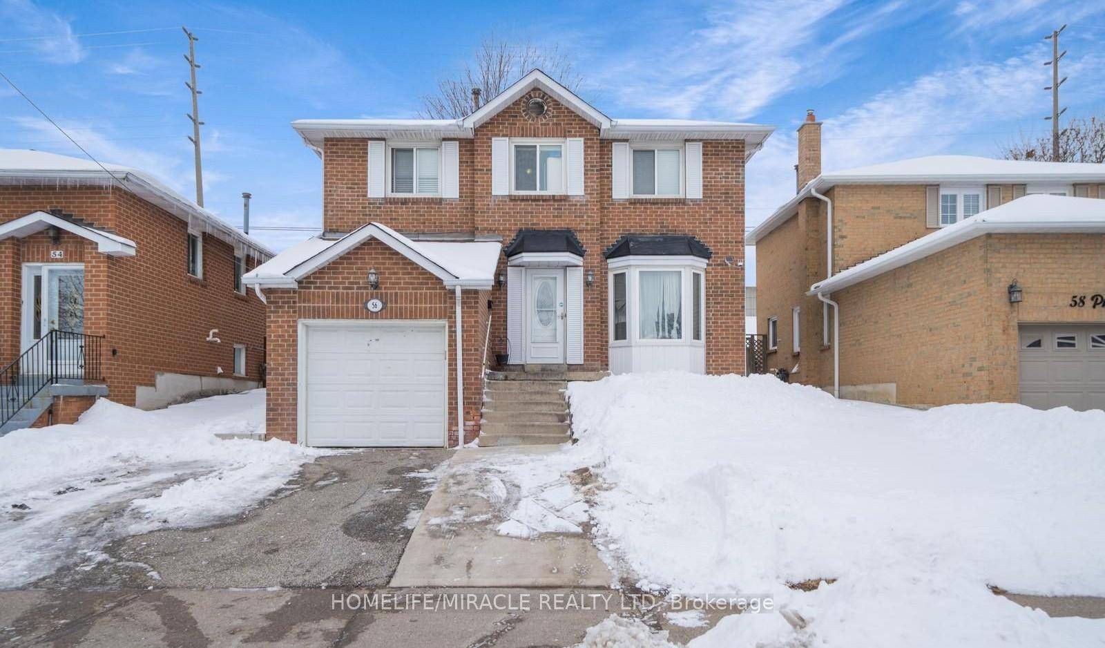 Attention all First Time Home Buyers or Investors, 3 Bedroom Beautiful detached Home with 1 bedroom finished basement separate entrance, freshly painted, close to beautiful Professor Lake, Huge Back Yard, ...