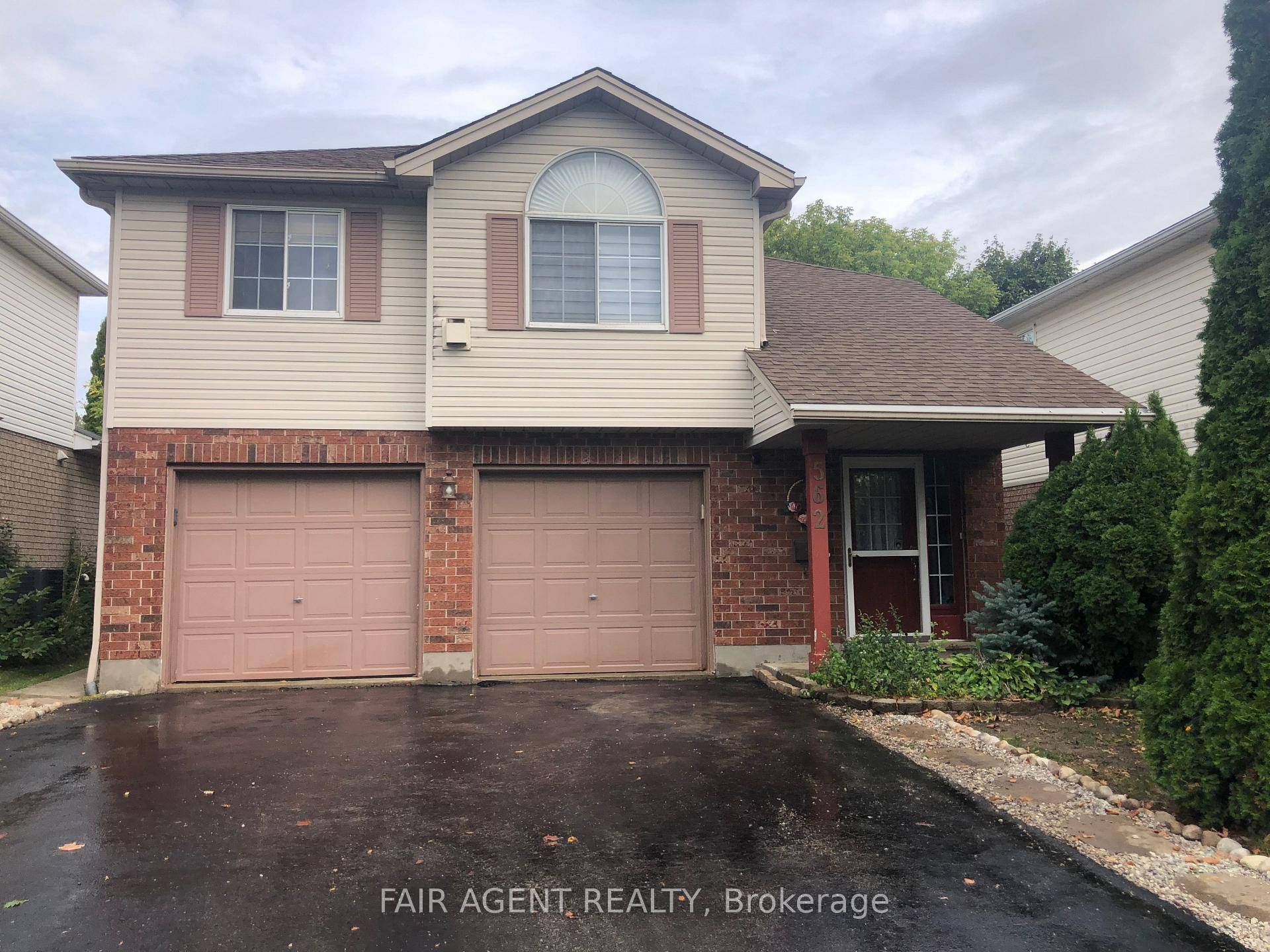 Beautiful raised bungalow with 3 bedrooms, 2 full bathrooms, a walkout basement and a 2 car garage with ample driveway parking space.