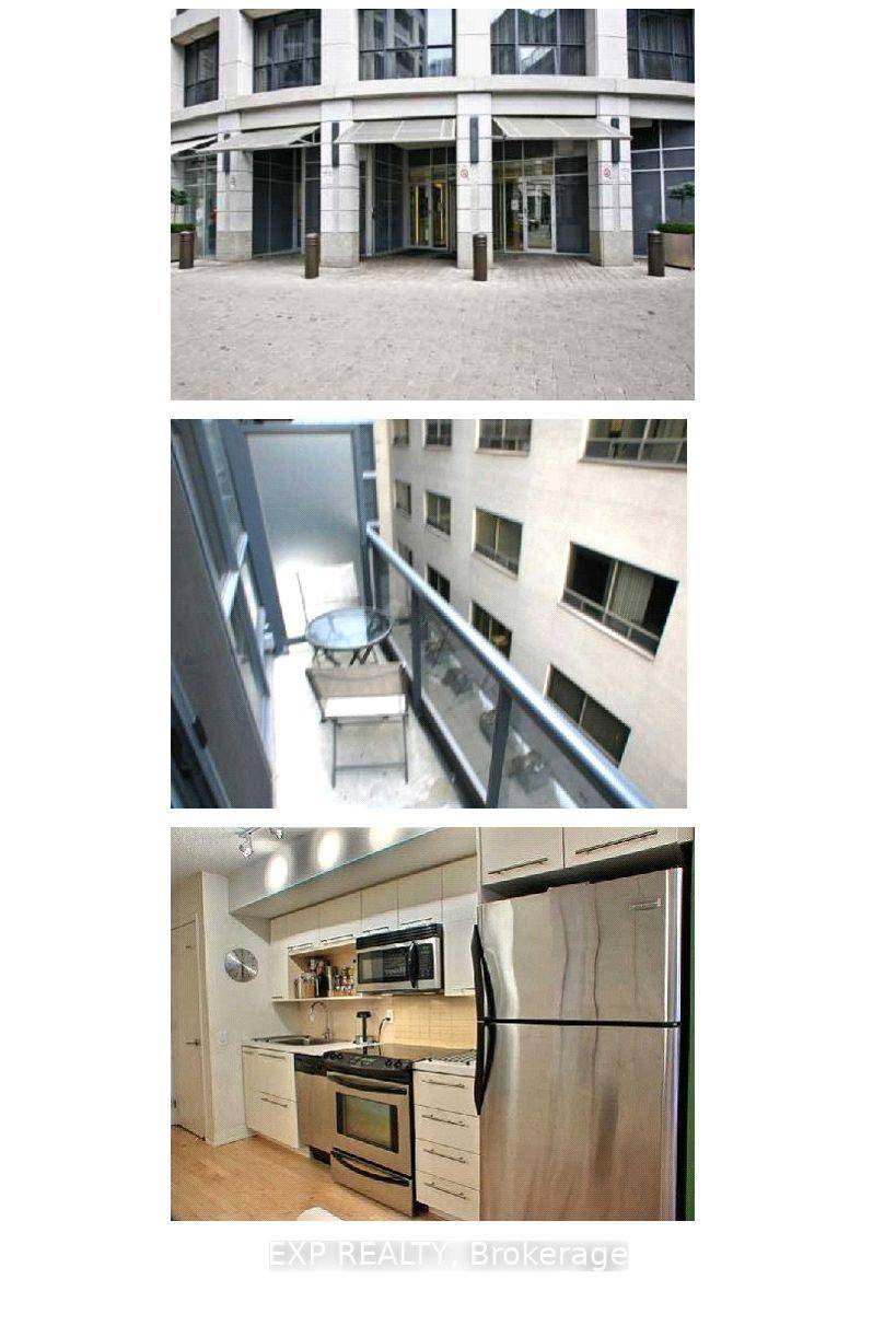 A beautifully furnished, oversized executive studio condo with hardwood floors is available at 25 Carlton St.