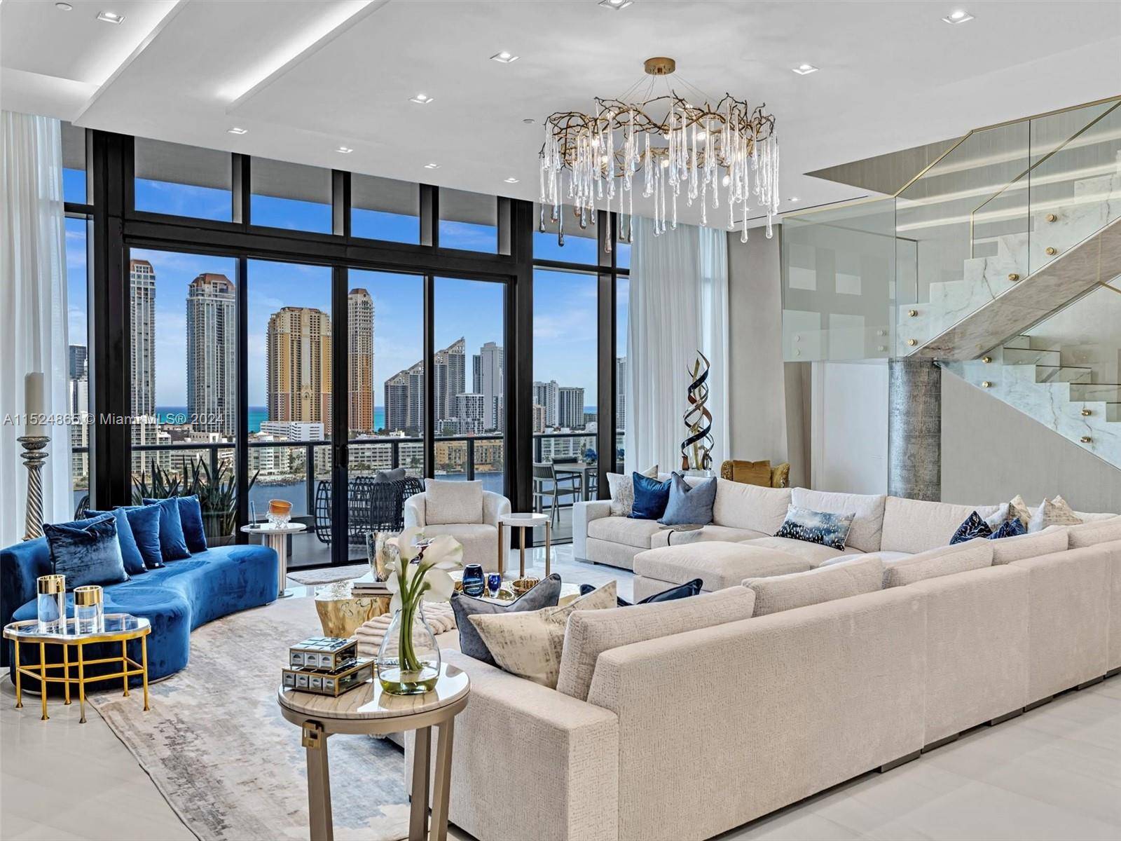 2 Story Corner Penthouse on a private Prive Island.