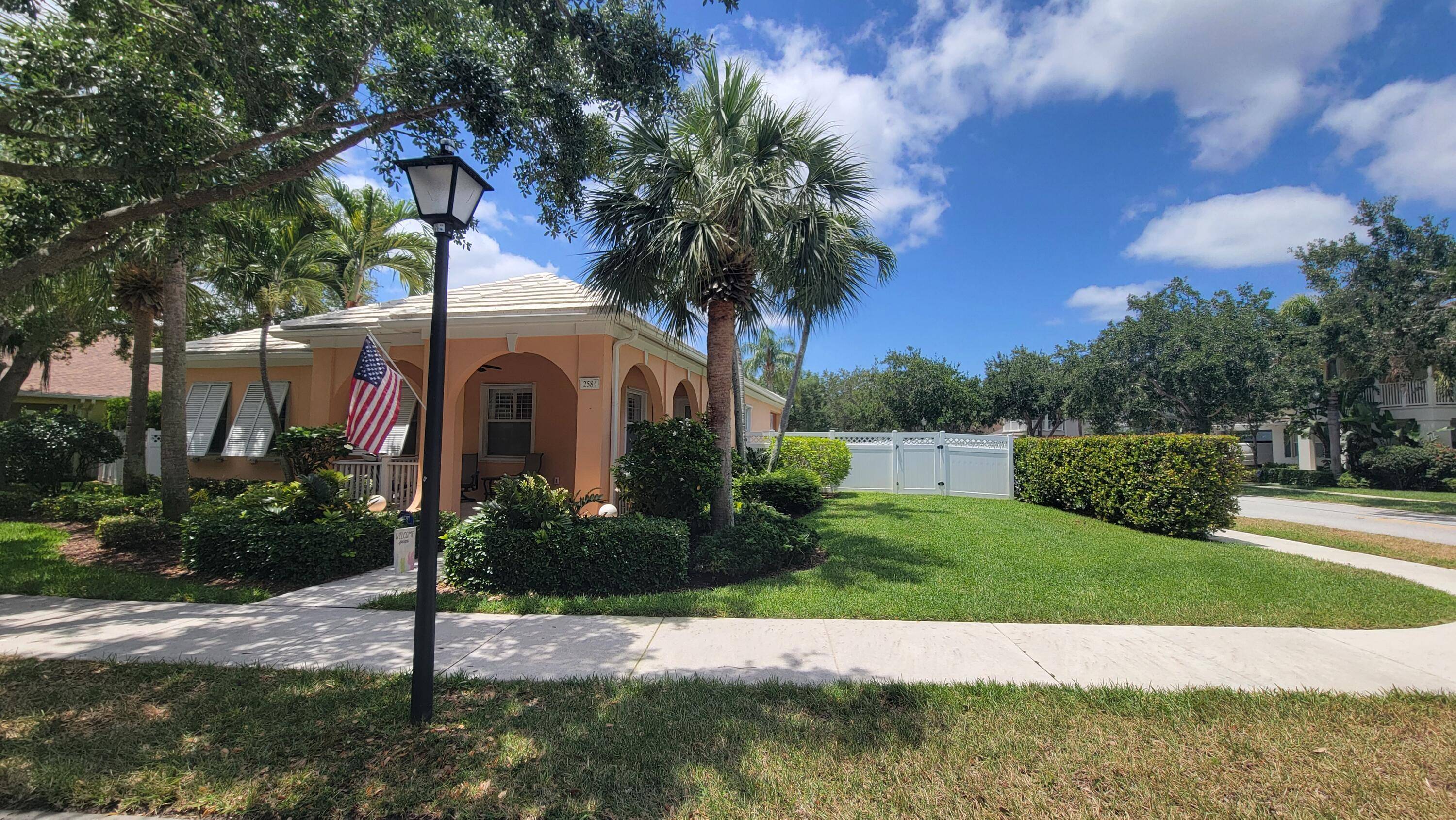 Don't miss this beautifully maintained 3 bedroom, 2 bath home situated on an oversized end lot in the sought after Martinique subdivision of Abacoa.