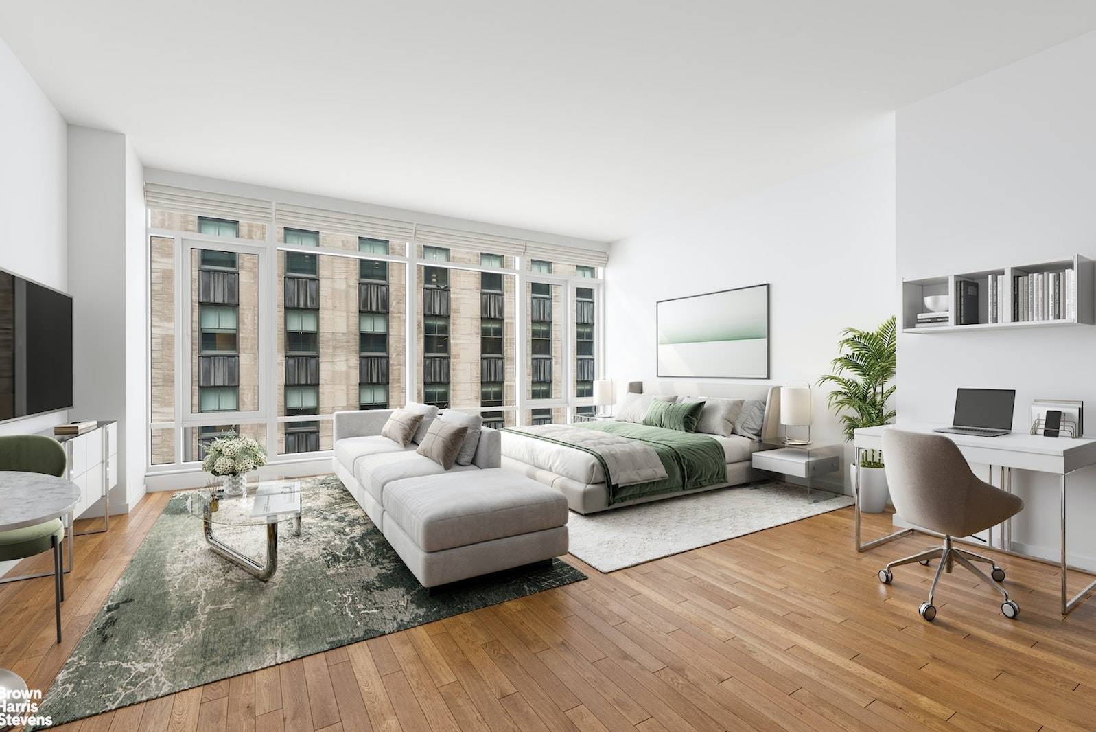 Apartment 4 A is a large studio apartment 633 sq.