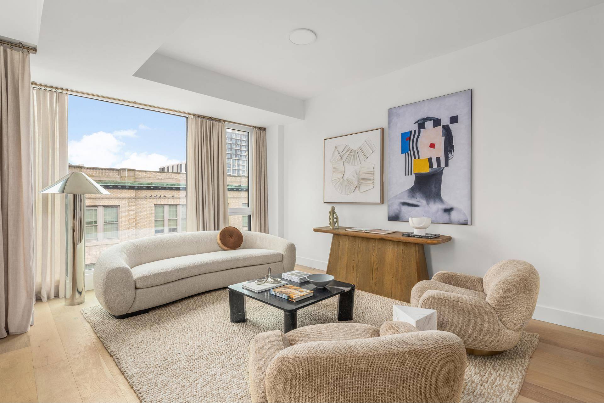 Perched atop a newly constructed boutique condo, this stunning 3 bedroom, 2 bathroom duplex penthouse redefines modern luxury living boasting over 1100 square feet of outdoor space.