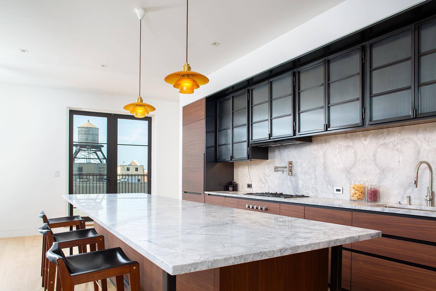 This stunning three bedroom, four and a half bathroom Penthouse measures 3, 593 square feet with a 532 square foot private terrace.