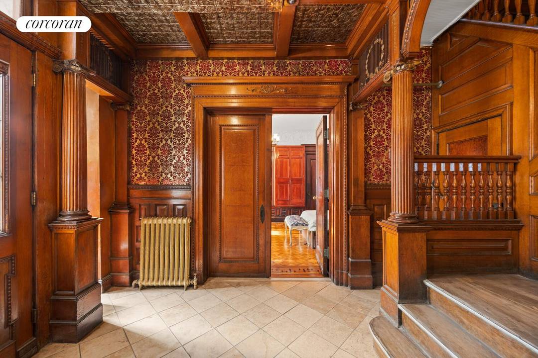Set on one of Brooklyn's most coveted tree lined streets, this magnificent Romanesque Revival limestone stands as a testament to the craftsmanship and ambition of late 19th century Brooklyn.
